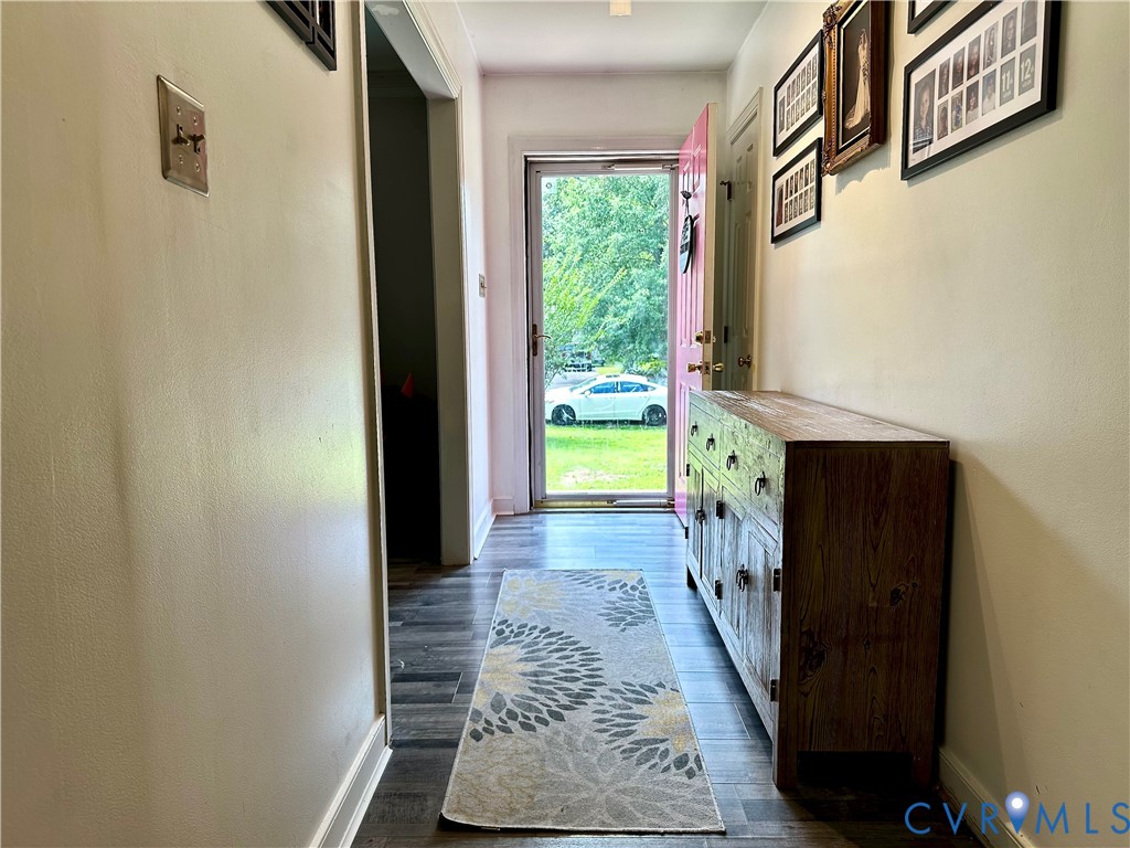7817 Woodbrook Road Quinton, VA 23141 - Photo 3 of 28 Entryway featuring wood-finish flooring and a fron