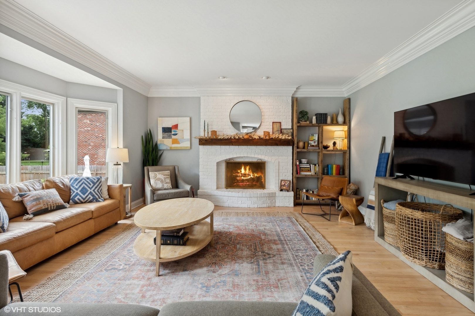 N491 Peter Road Winfield, IL 60190 - Photo 16 of 55 a living room with furniture and a fireplace