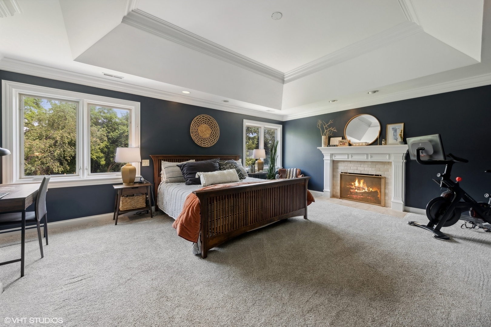 N491 Peter Road Winfield, IL 60190 - Photo 29 of 55 a living room with furniture and a fireplace