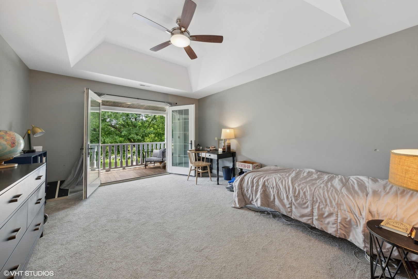 N491 Peter Road Winfield, IL 60190 - Photo 33 of 55 a bed room with a bed and a tv