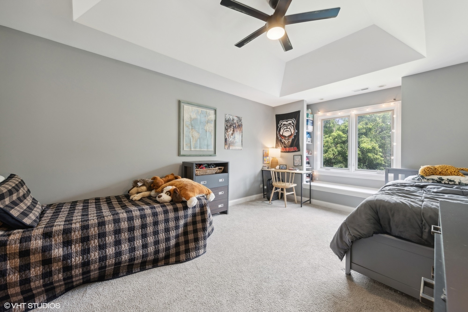 N491 Peter Road Winfield, IL 60190 - Photo 36 of 55 a bedroom with furniture and a window