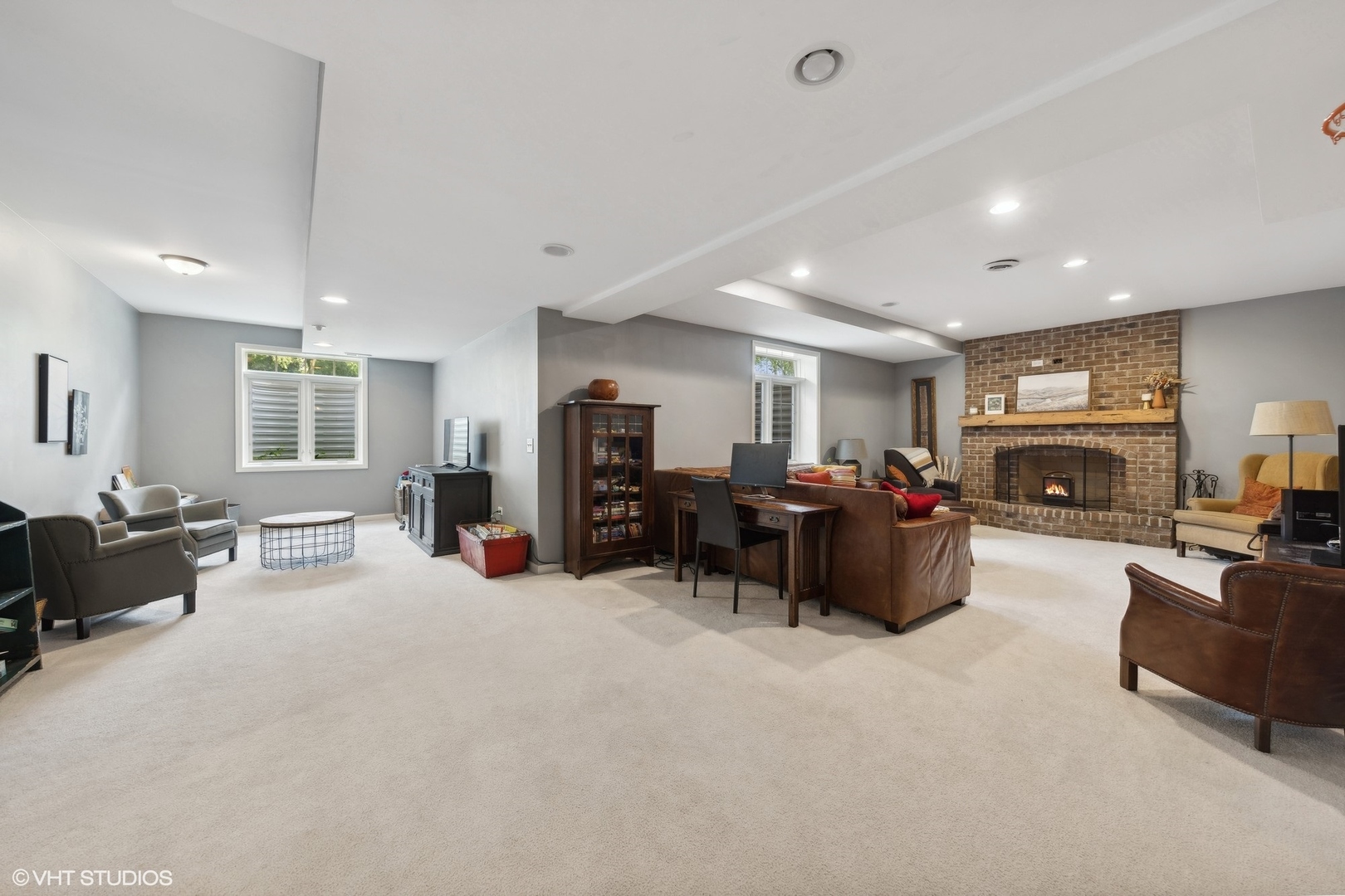 N491 Peter Road Winfield, IL 60190 - Photo 43 of 55 a living room with furniture a couch and a flat screen tv