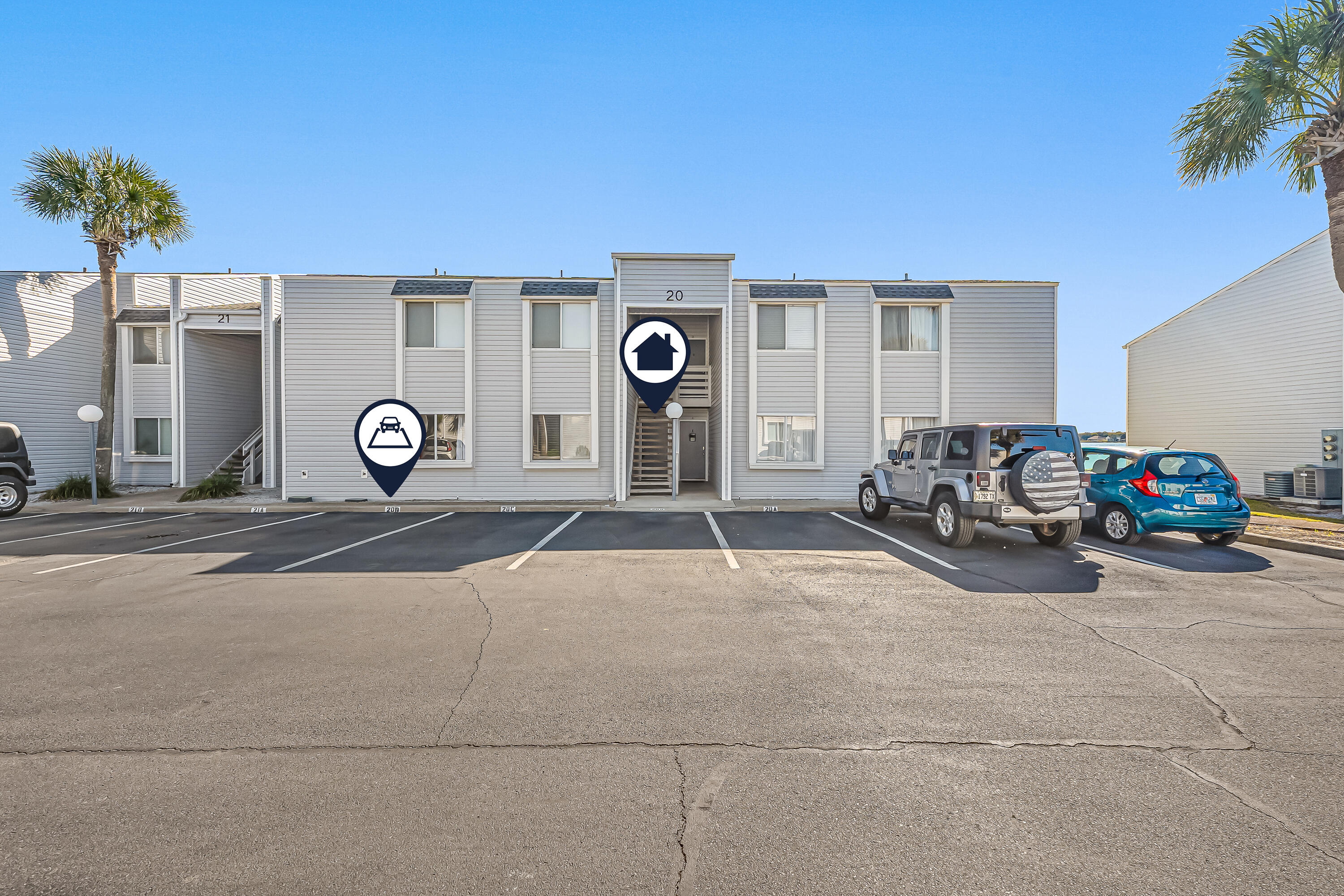 101 Old Ferry Road, Unit 20B Shalimar, FL 32579 - Photo 3 of 30 a view of a chairs in front of a building