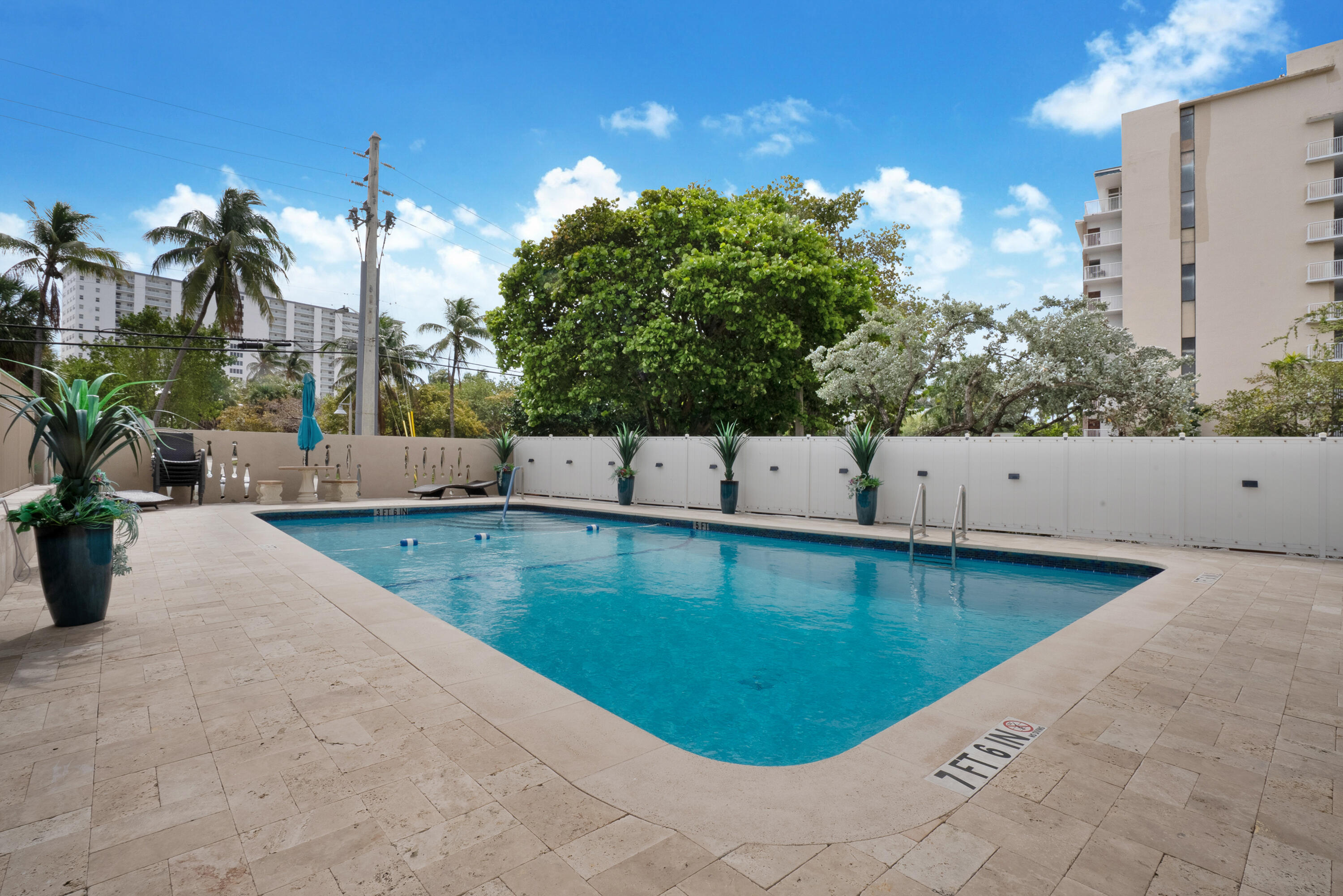 201 North Riverside Drive, Unit 402 Pompano Beach, FL 33062 - Photo 30 of 30 a view of a swimming pool
