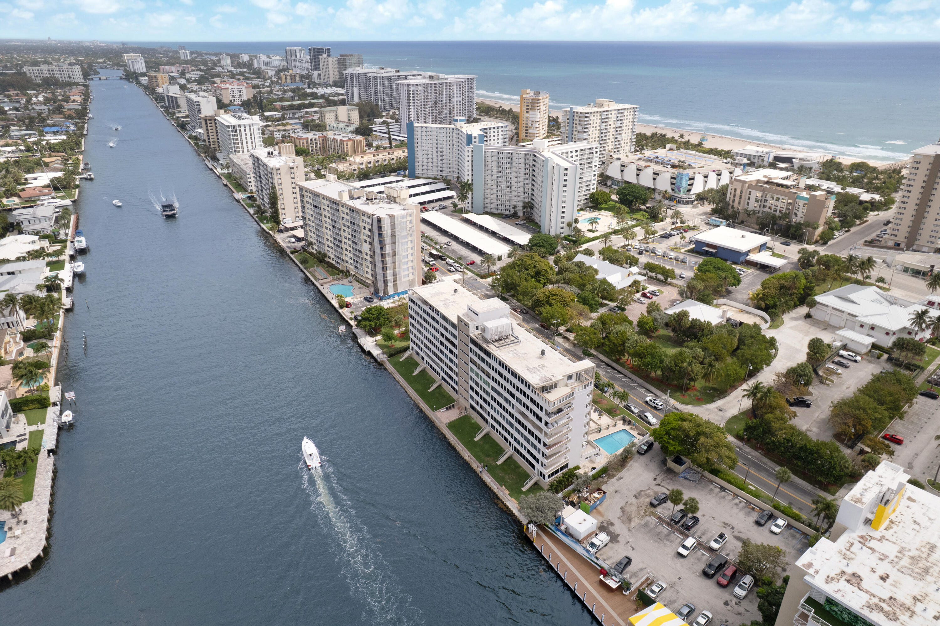 201 North Riverside Drive, Unit 402 Pompano Beach, FL 33062 - Photo 5 of 30 a view of city from balcony