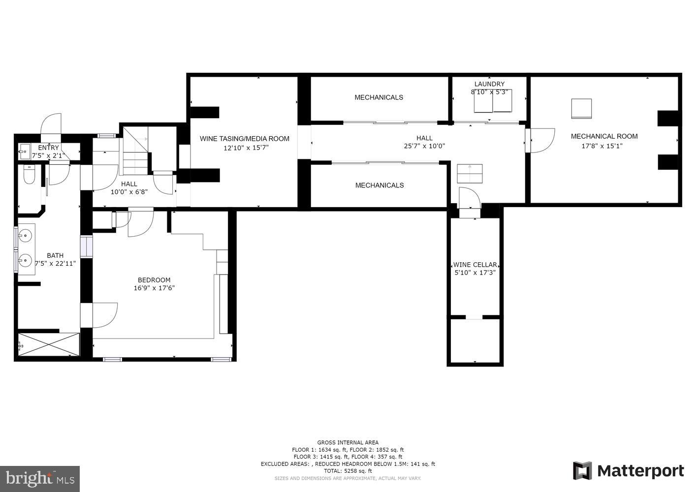 14626 Thornton Mill Road Sparks, MD 21152 - Photo 116 of 119 Lower Level Floorplan