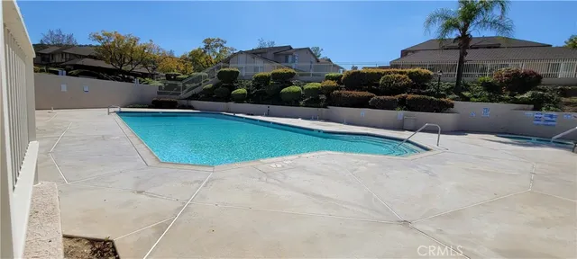 an outdoor space with patio