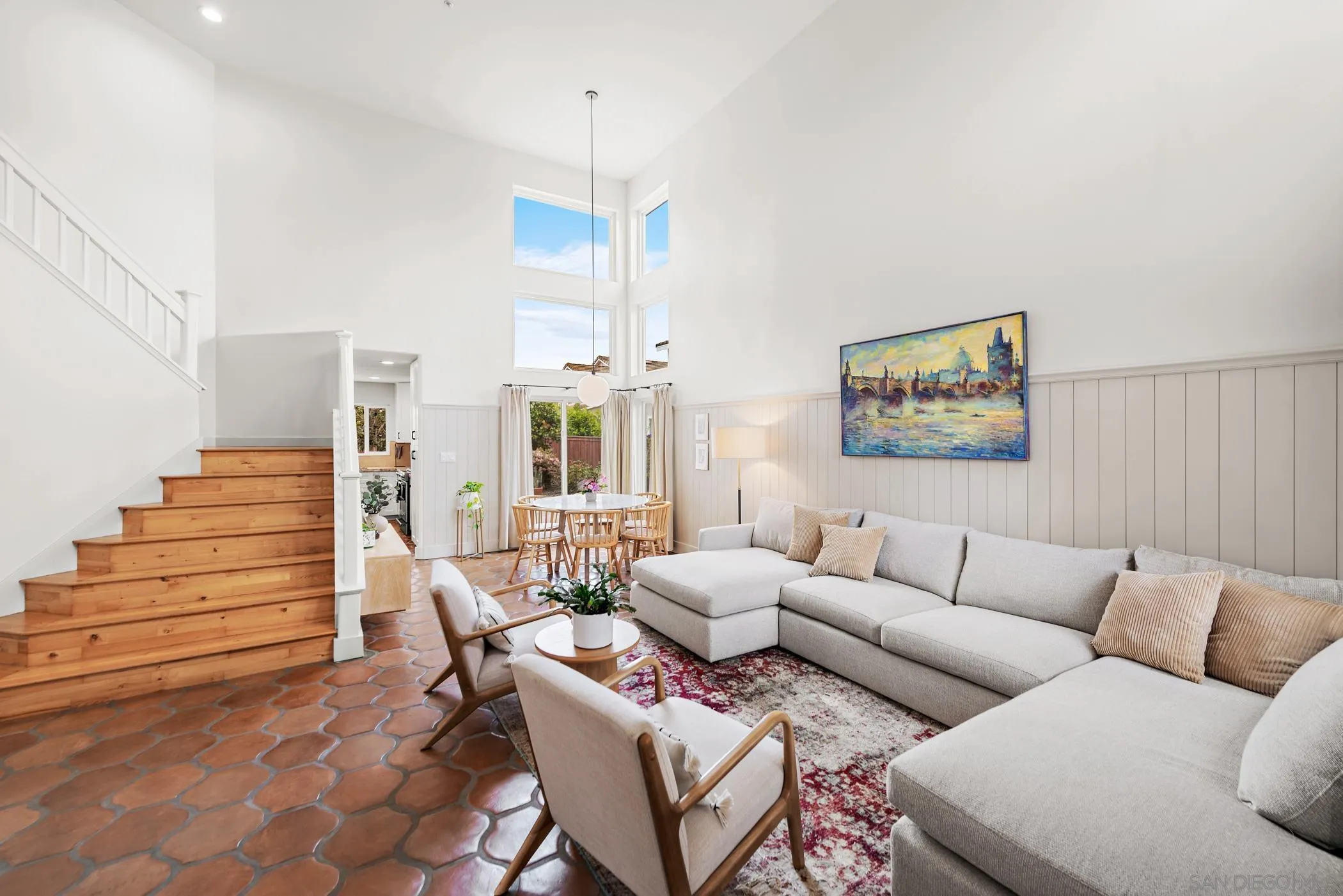 111 Wintercreek Place Santee, CA 92071 - Photo 16 of 53 a living room with furniture and a chandelier