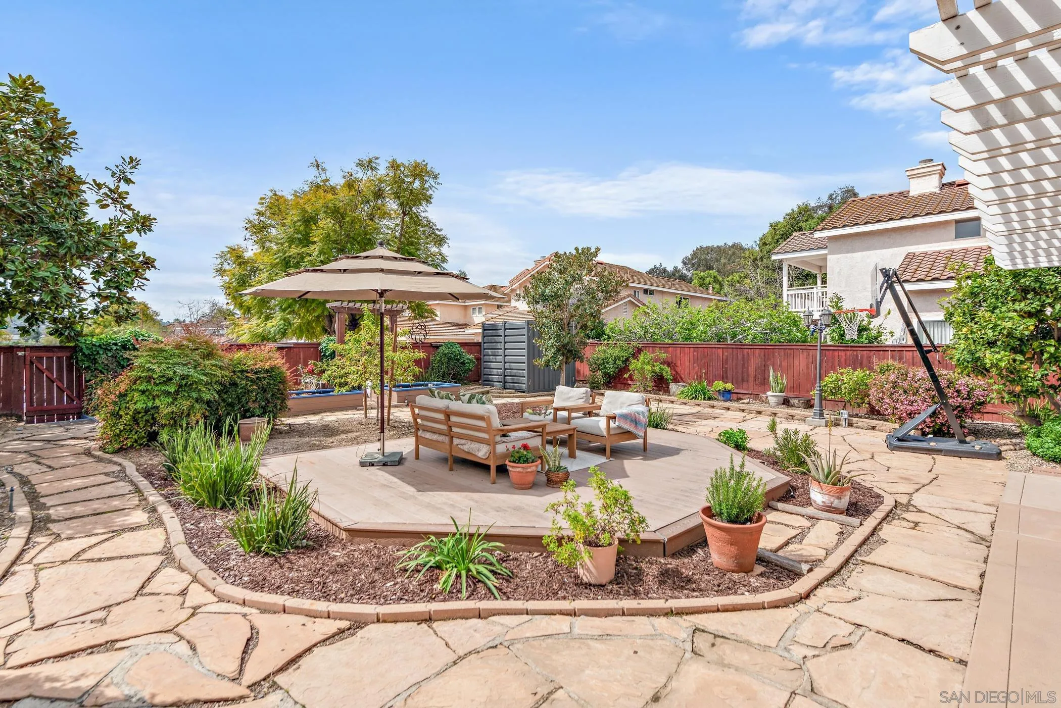 111 Wintercreek Place Santee, CA 92071 - Photo 31 of 53 a view of a table and chairs in patio