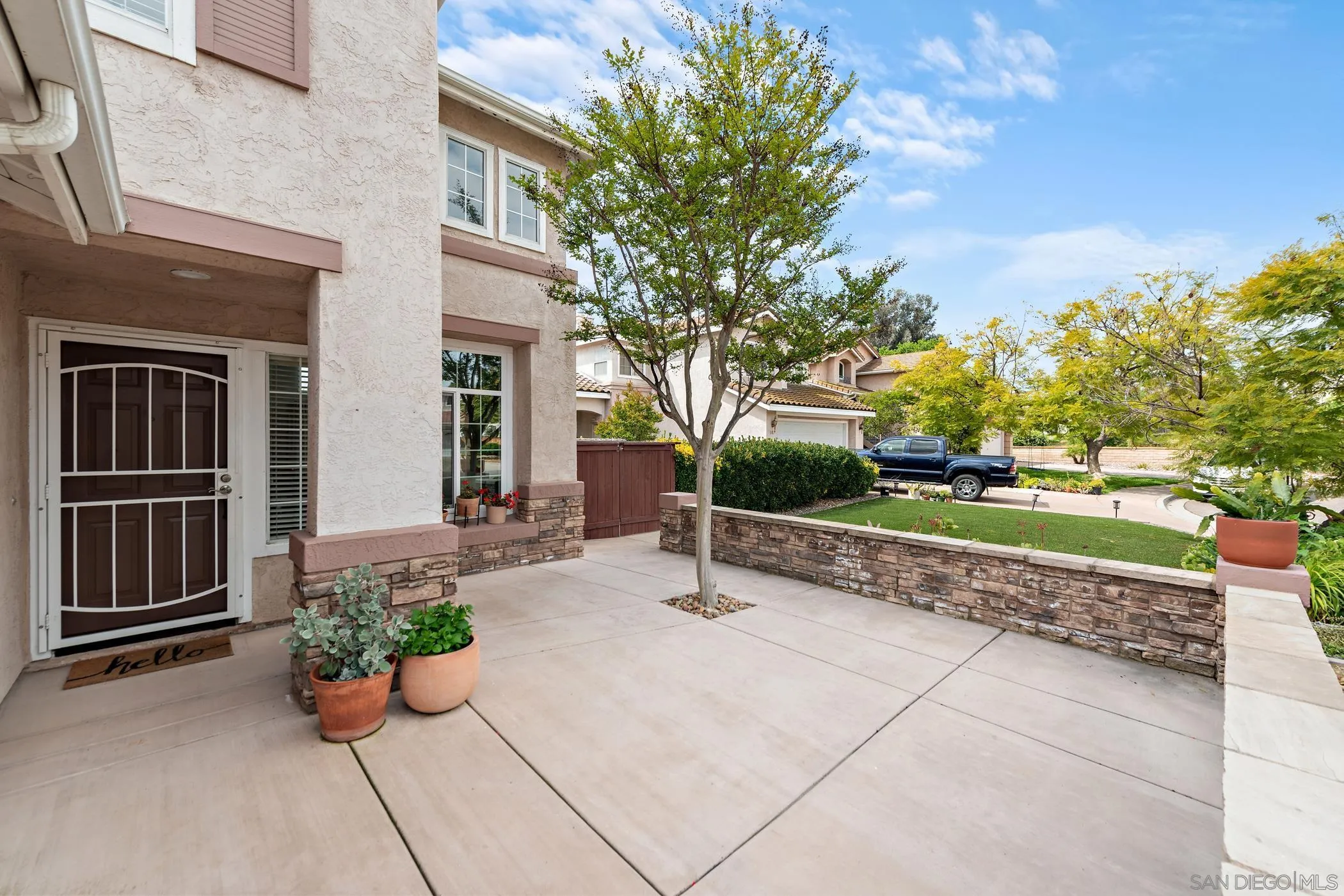 111 Wintercreek Place Santee, CA 92071 - Photo 38 of 53 a view of a house with backyard and garden