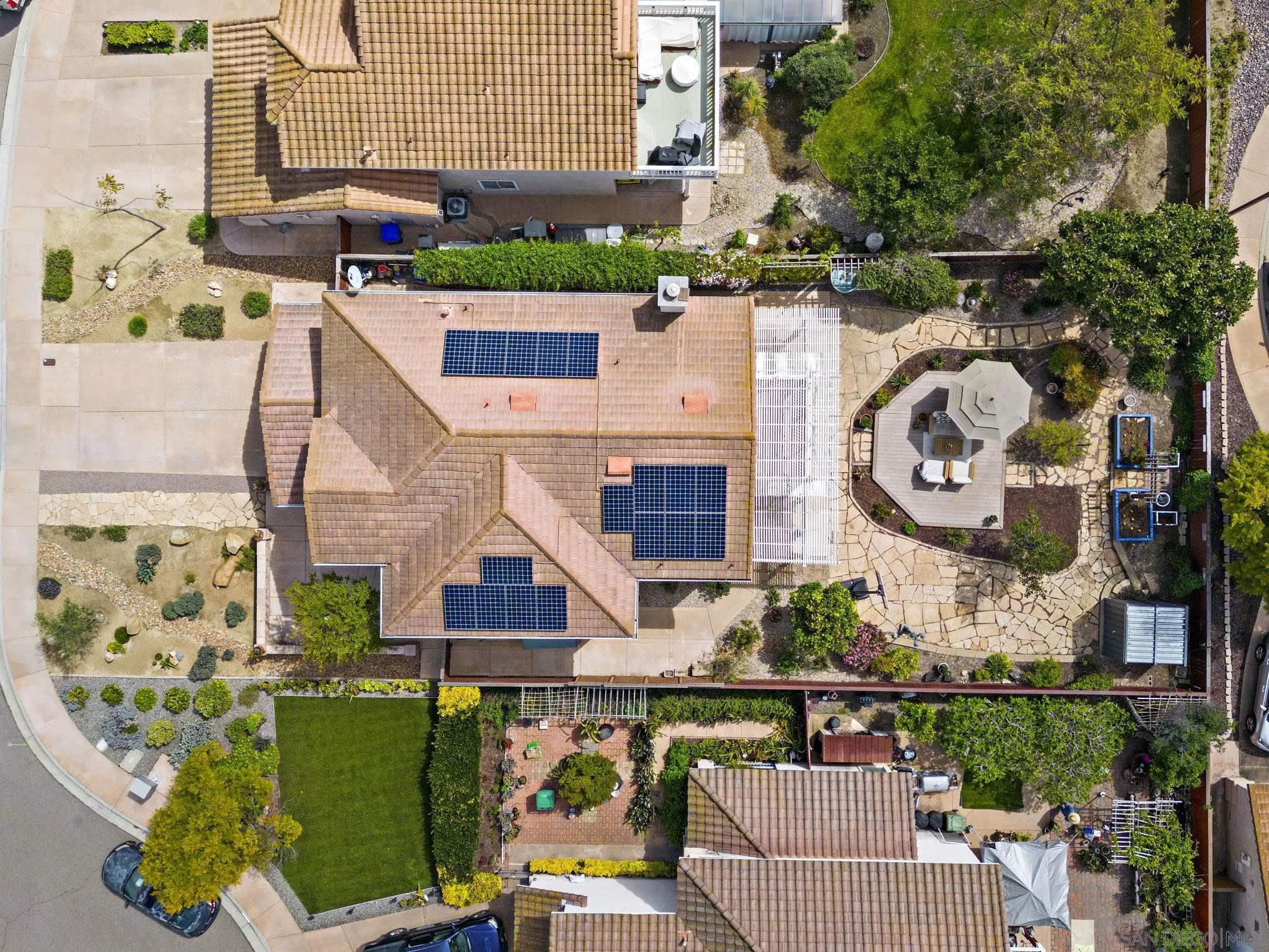 111 Wintercreek Place Santee, CA 92071 - Photo 39 of 53 an aerial view of a houses with outdoor space