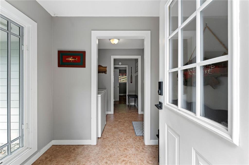 221 Reece Creek Road West Blairsville, GA 30512 - Photo 6 of 42 a view of a hallway with wooden floor and entryway