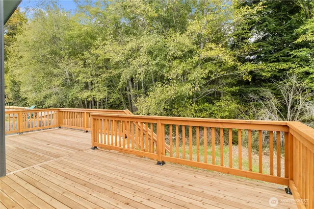 a view of backyard of house