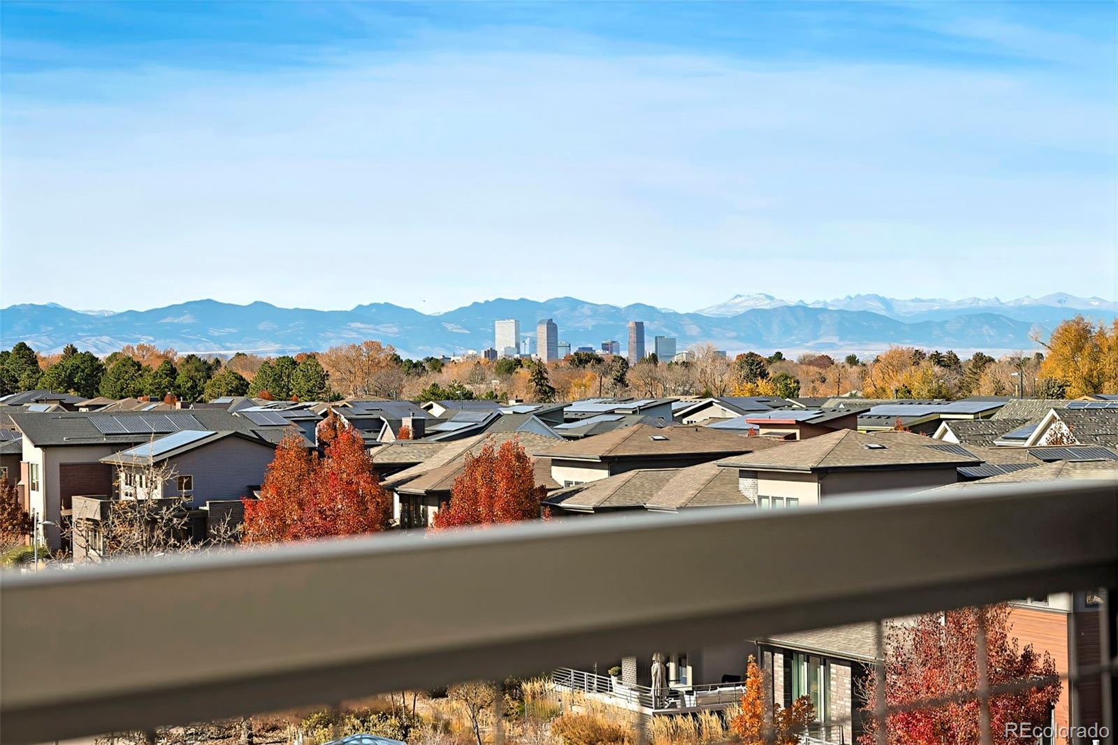 22 Oneida Court Denver, CO 80230 - Photo 19 of 44 a view of a city with lawn chairs