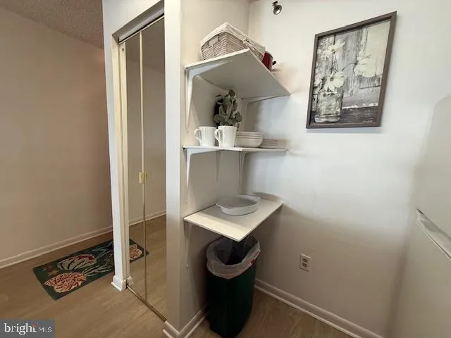 a room with storage and utility