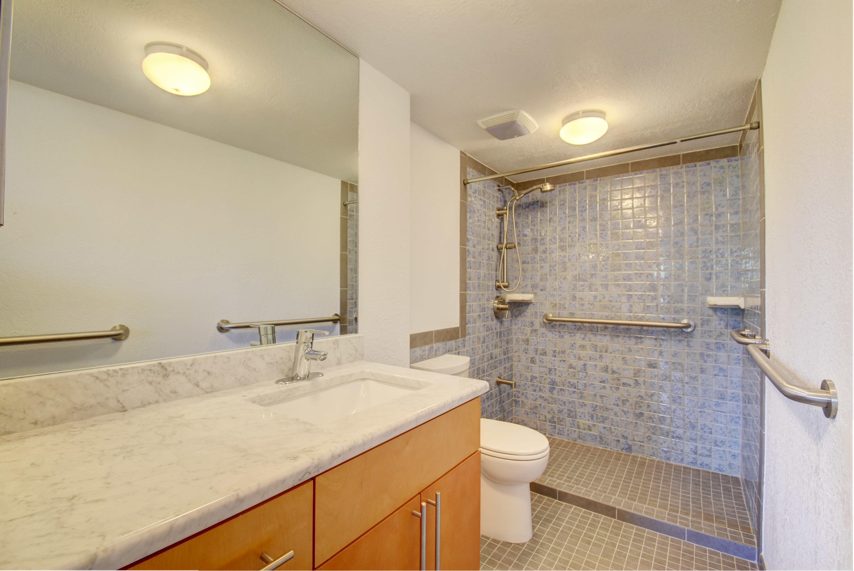 9355 Southwest 8th Street, Unit 120 Boca Raton, FL 33428 - Photo 15 of 21 Updated Master Bathroom