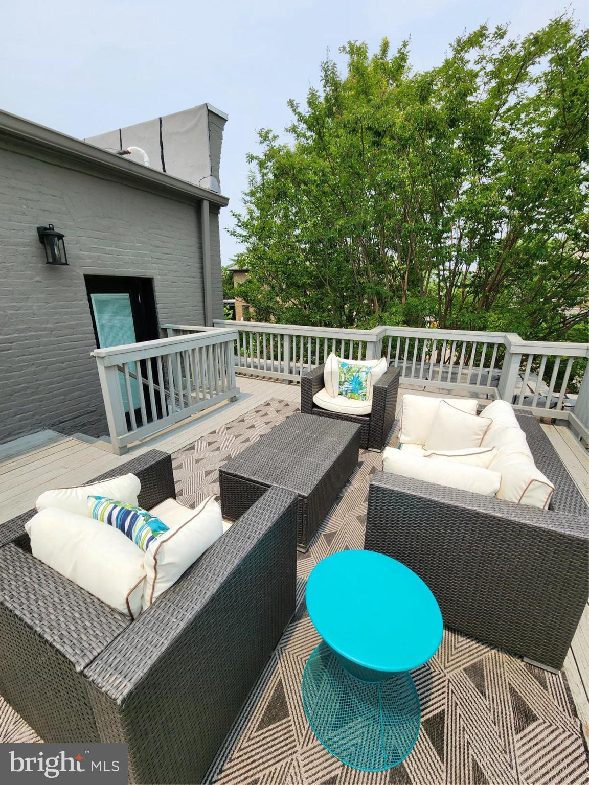 1001 C Street Southeast, Unit 2 Washington, DC 20003 - Photo 37 of 86 large deck, overlooking gardens and C street