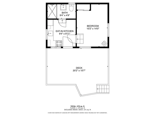 a picture of a bench in a white building