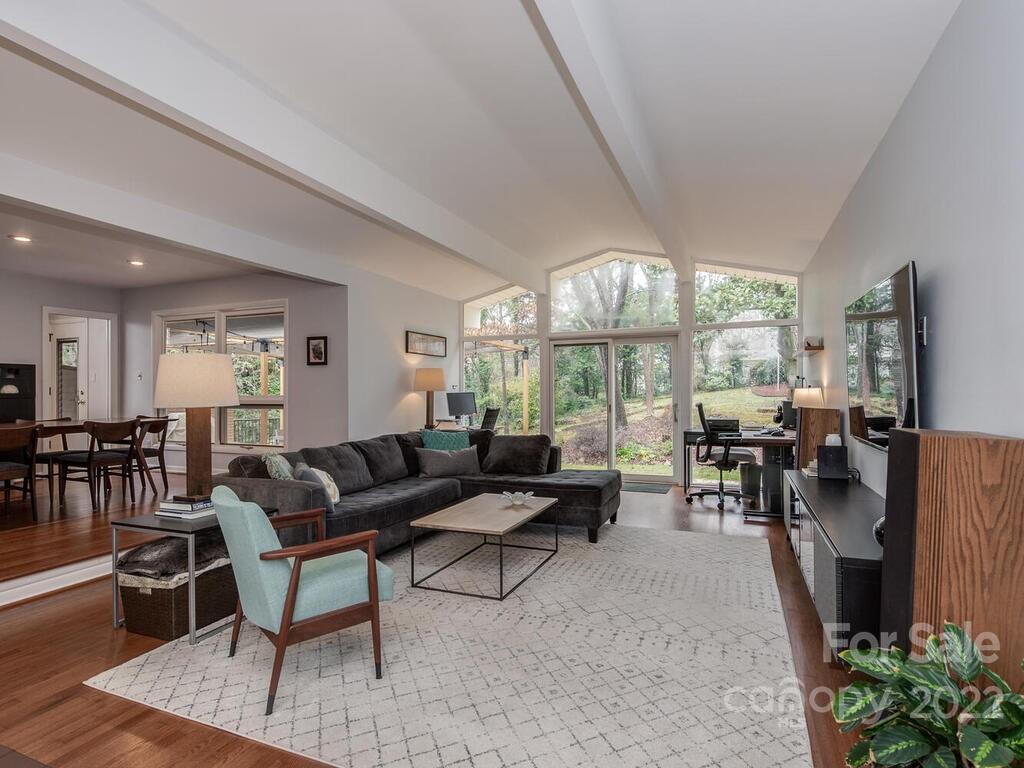 608 Robmont Road Charlotte, NC 28270 - Photo 5 of 25 a living room with furniture and a large window