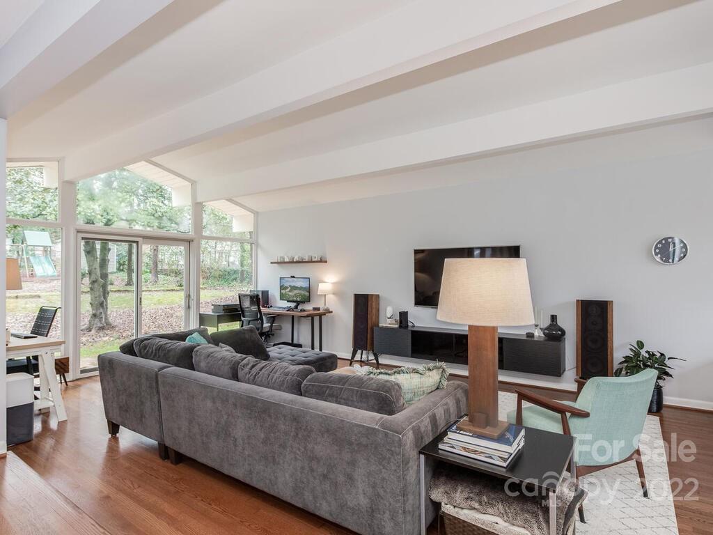608 Robmont Road Charlotte, NC 28270 - Photo 6 of 25 a living room with furniture and a large window