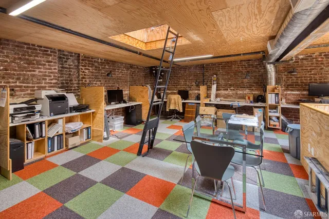 a picture of a outdoor space with seating