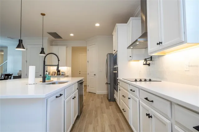 a view of a livingroom with cabinet
