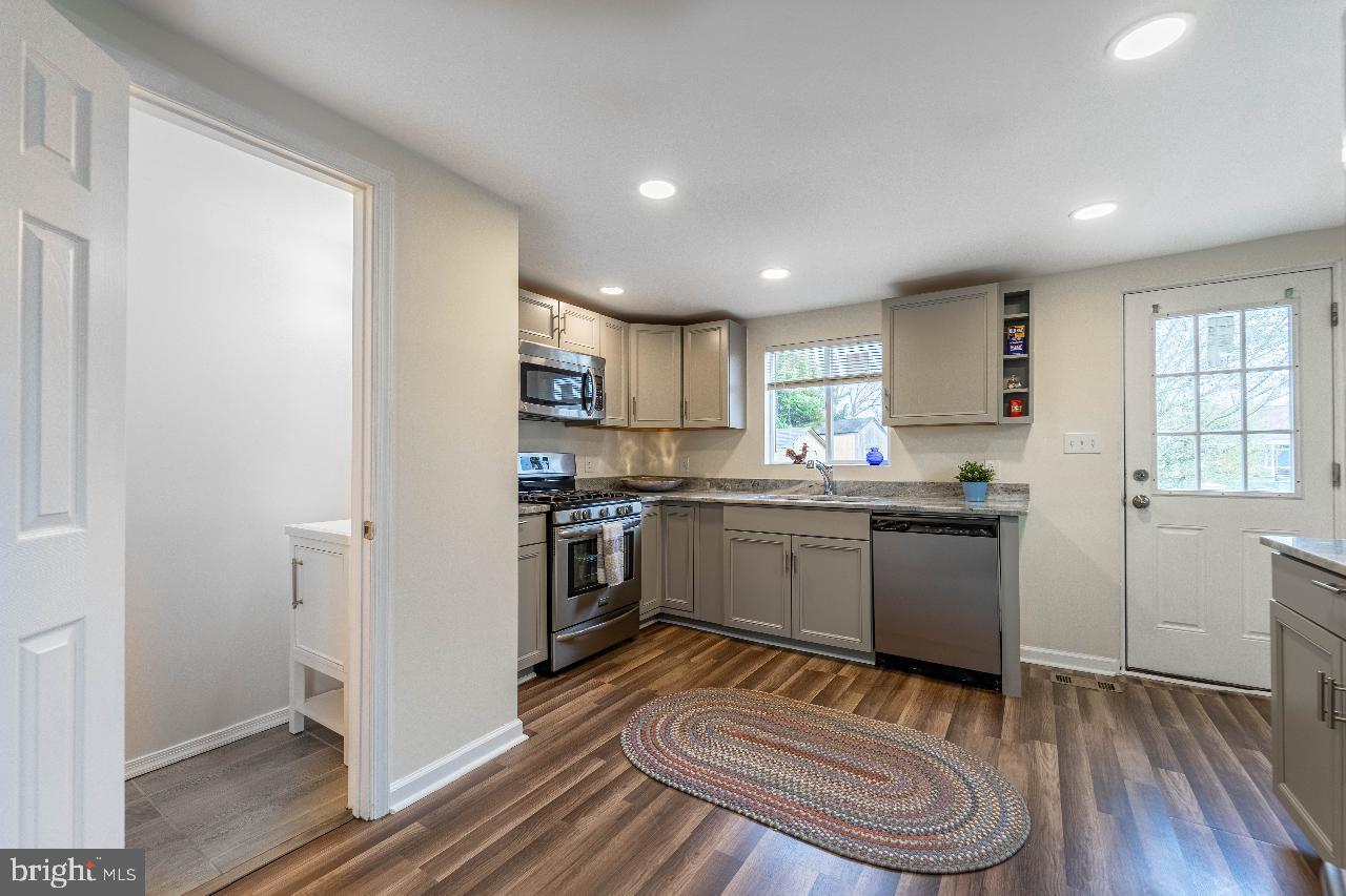 8033 Edgewater Avenue Rosedale, MD 21237 - Photo 12 of 23 Modern kitchen with natural light.