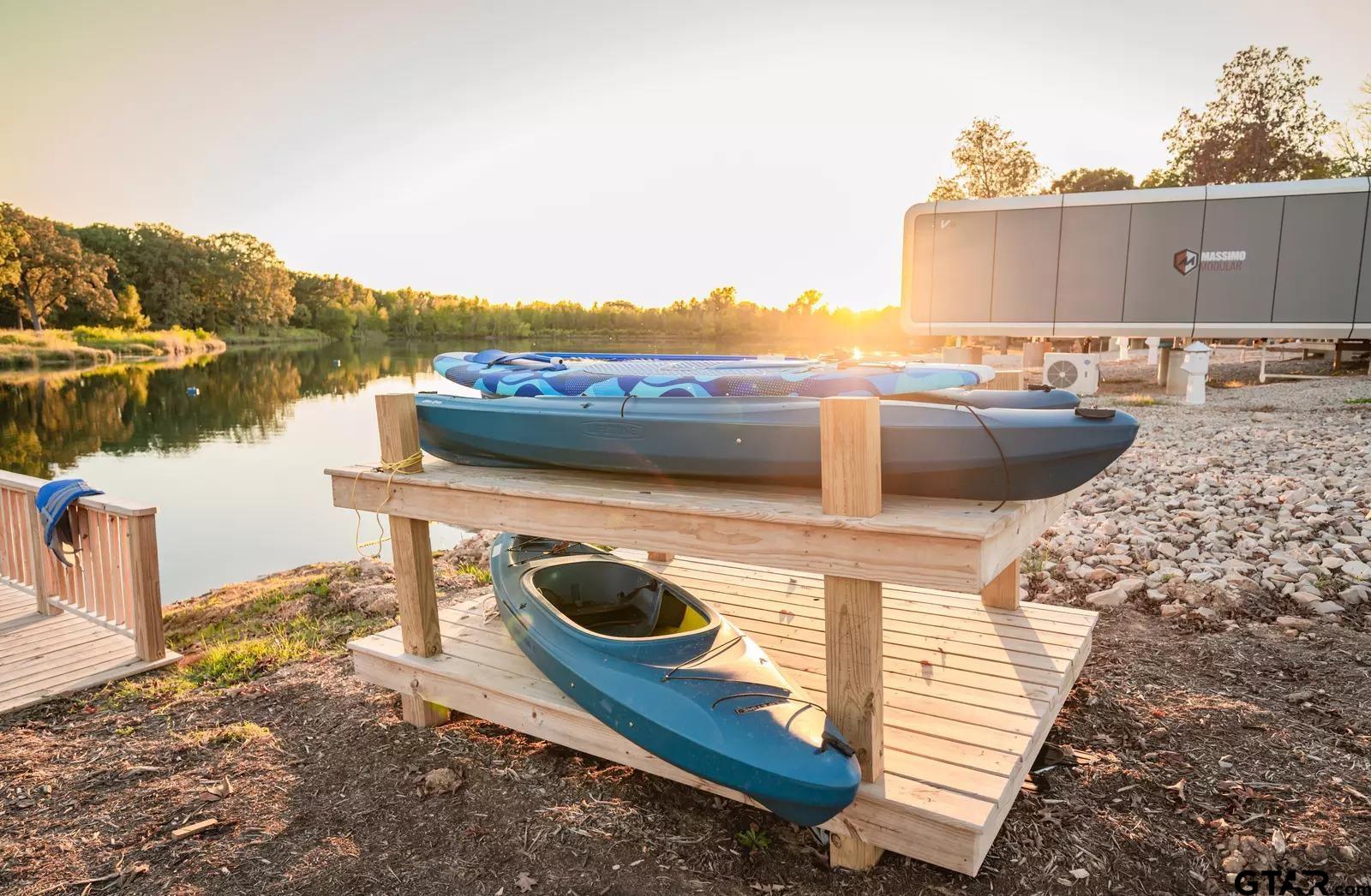 Lot 61 Rocco Drive Mount Pleasant, TX 75455 - Photo 23 of 24 a view of a terrace with wooden floor and lake view