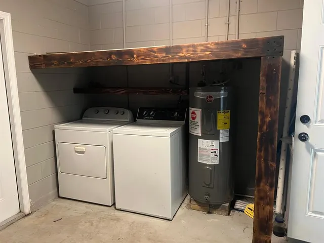 a view of a store room with shelves