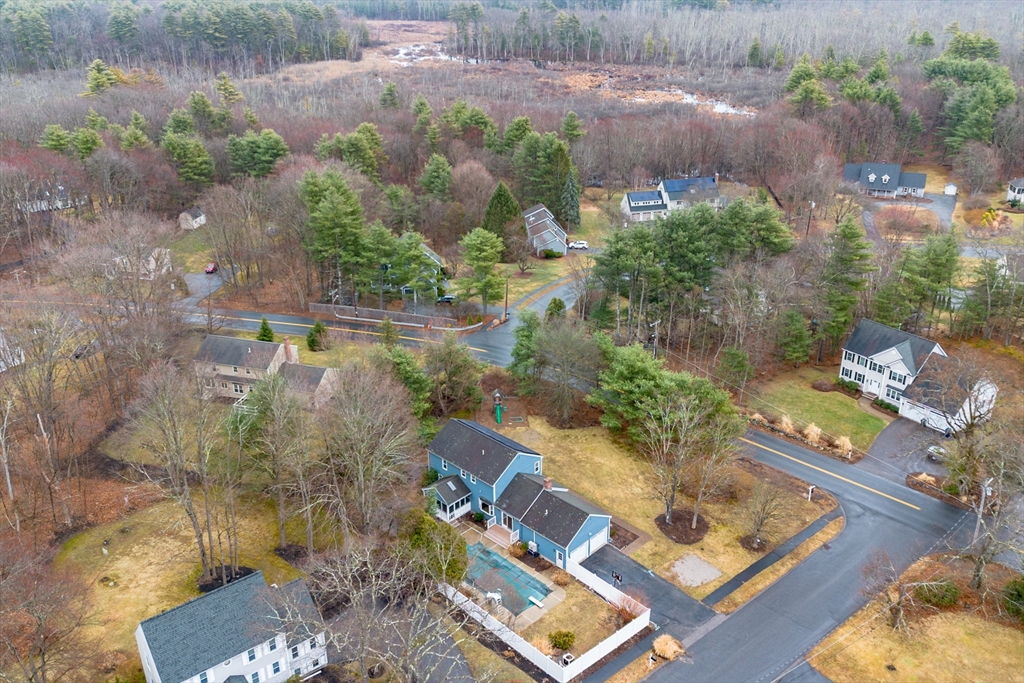 159 Willow Street Acton, MA 01720 - Photo 32 of 34 an aerial view of a house with a yard