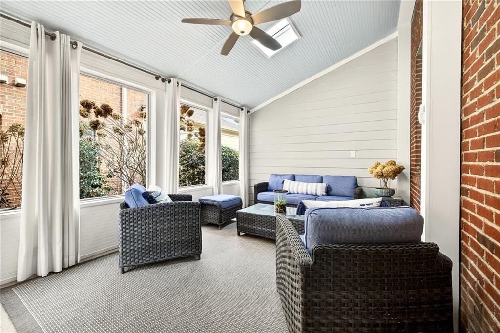 455 High Pointe Trail Roswell, GA 30076 - Photo 18 of 46 a living room with furniture and a large window