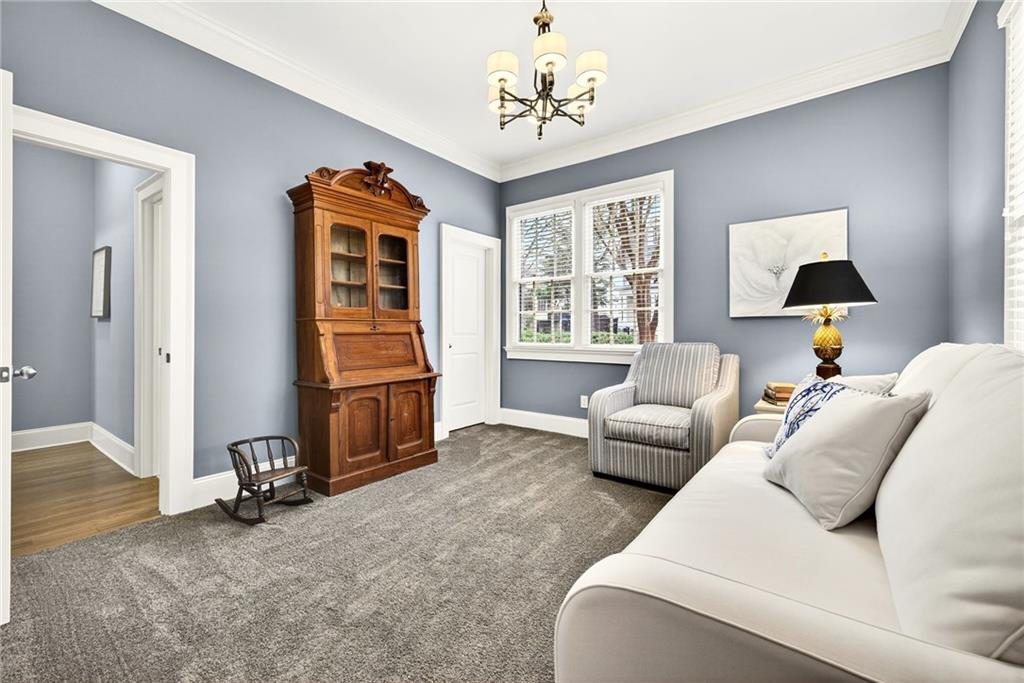 455 High Pointe Trail Roswell, GA 30076 - Photo 4 of 46 a living room with furniture and a window