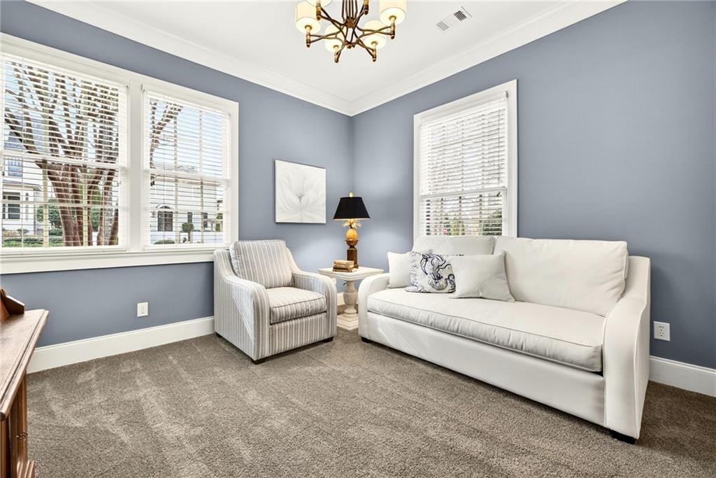 455 High Pointe Trail Roswell, GA 30076 - Photo 5 of 46 a living room with furniture and a large window