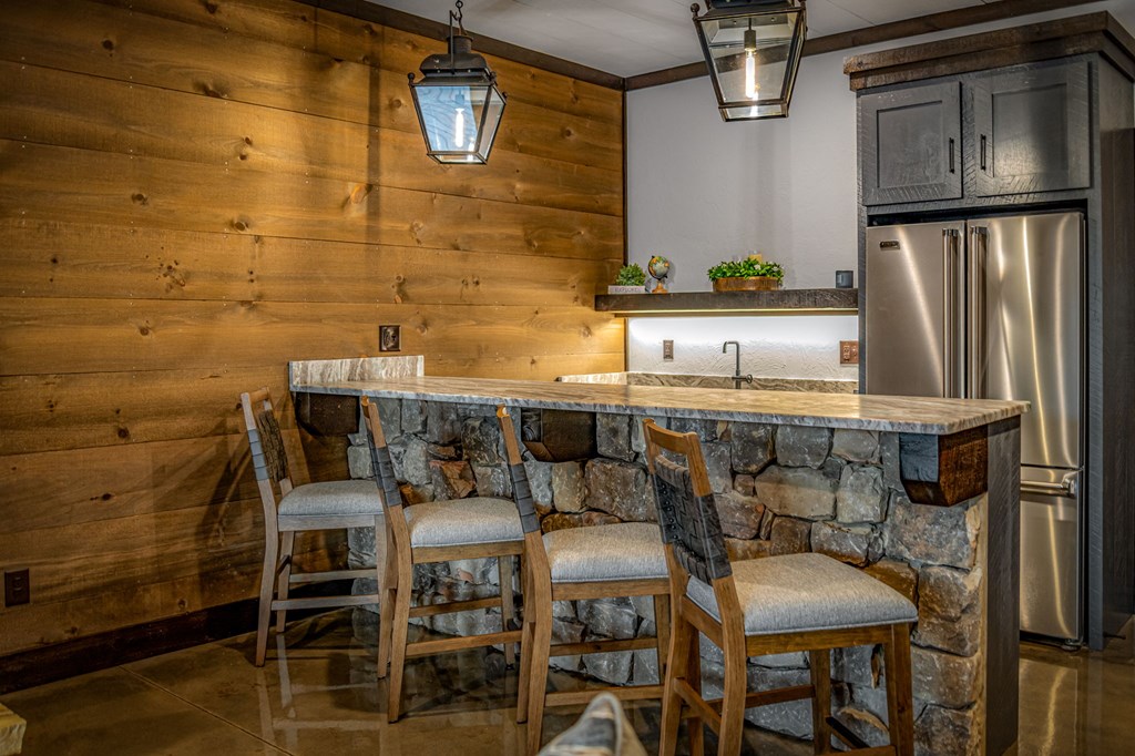 895 Price Road Blue Ridge, GA 30513 - Photo 41 of 140 a dining room with furniture and wooden floor