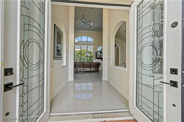 a view of a entryway