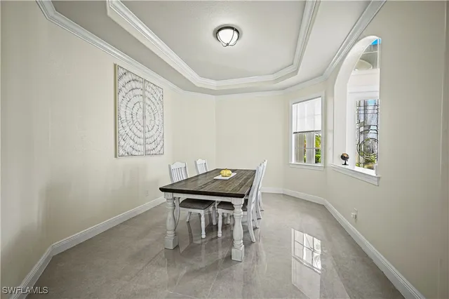 a room with furniture and a window