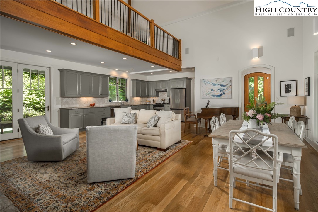 509 Twin Rivers Drive Boone, NC 28607 - Photo 12 of 50 a living room with furniture and a large window