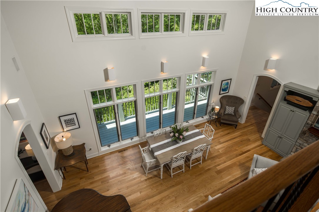 509 Twin Rivers Drive Boone, NC 28607 - Photo 22 of 50 a view of a workspace with furniture and a window