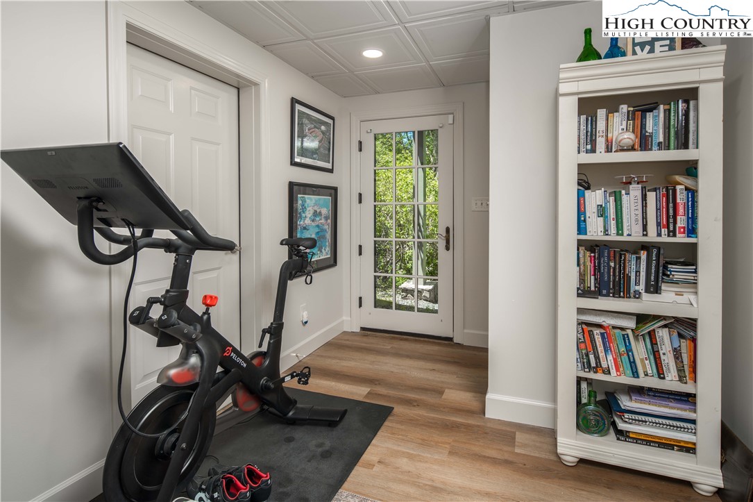 509 Twin Rivers Drive Boone, NC 28607 - Photo 43 of 50 a view of a room with gym equipment