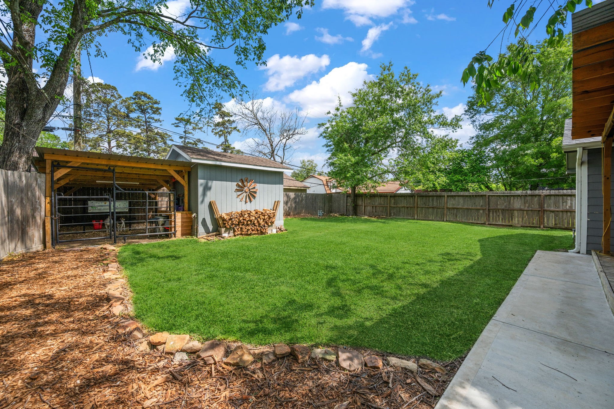 431 Corydon Drive Houston, TX 77336 - Photo 26 of 26 Don’t miss the charming shed out back, currently used for a barn but has endless opportunities!