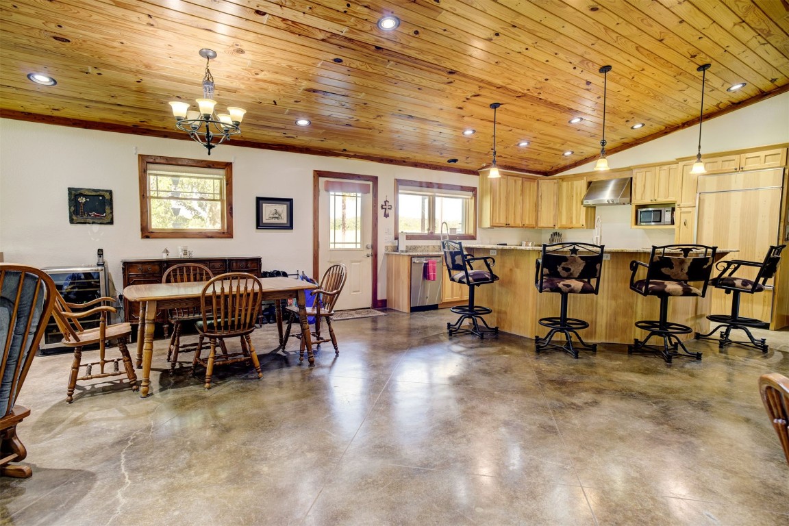 945 Justice Road West Point, TX 78963 - Photo 6 of 35 a view of a dining room with furniture