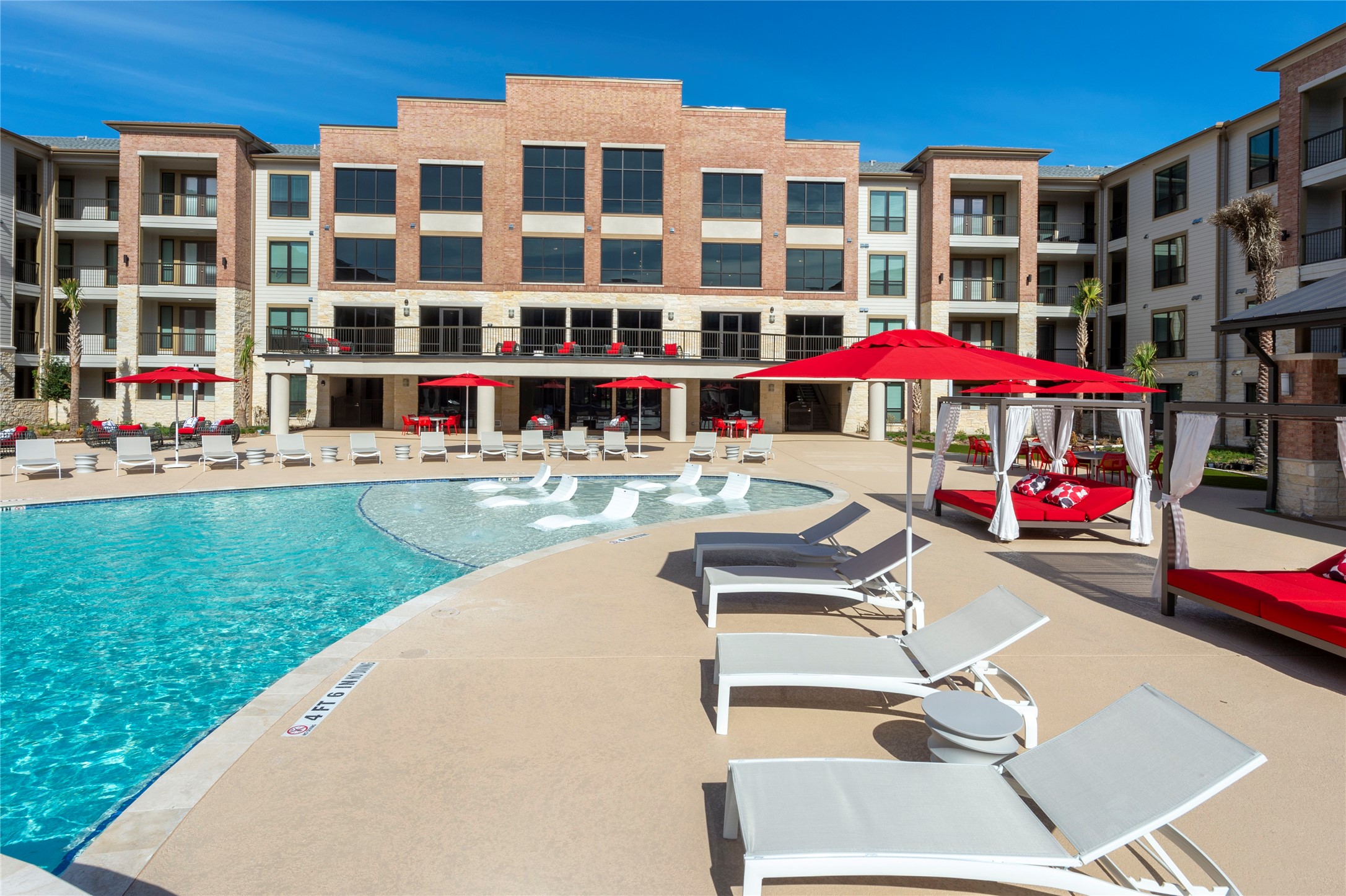Resort style pool