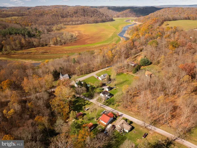 a view of lake and mountain