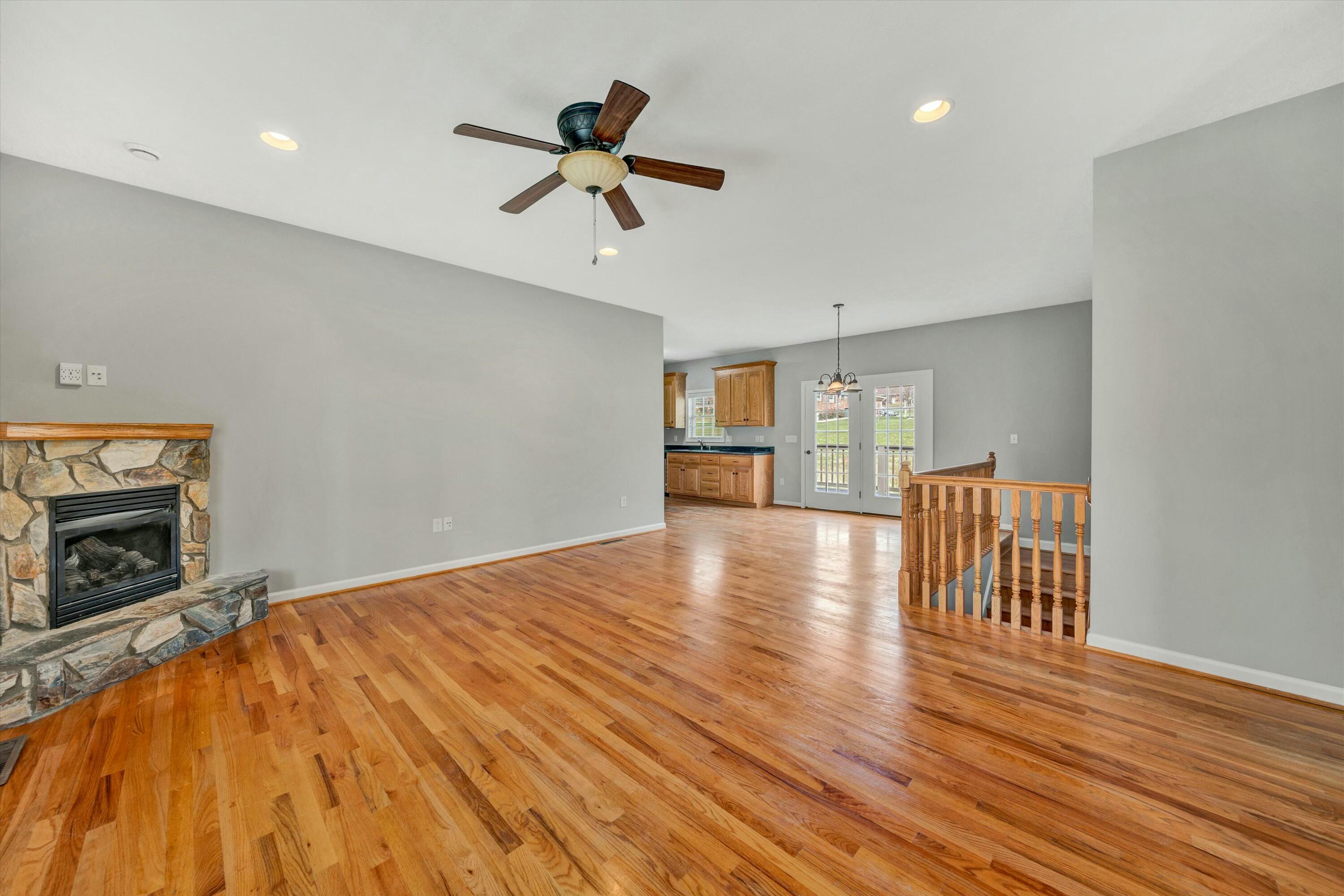 446 Bernard Road Rocky Mount, VA 24151 - Photo 3 of 31 Living Room/Dining Area