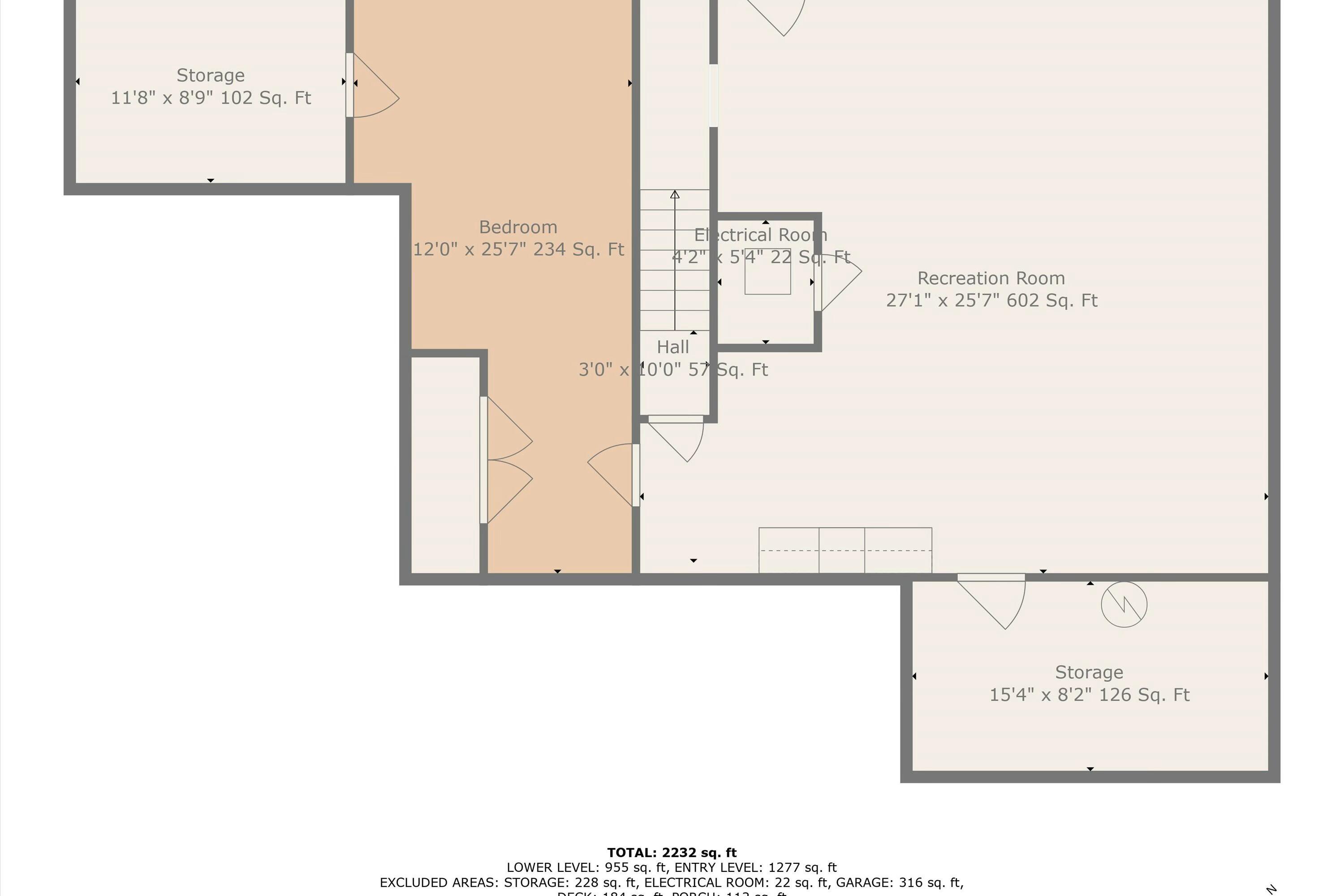 446 Bernard Road Rocky Mount, VA 24151 - Photo 31 of 31 Lower Floor Plan