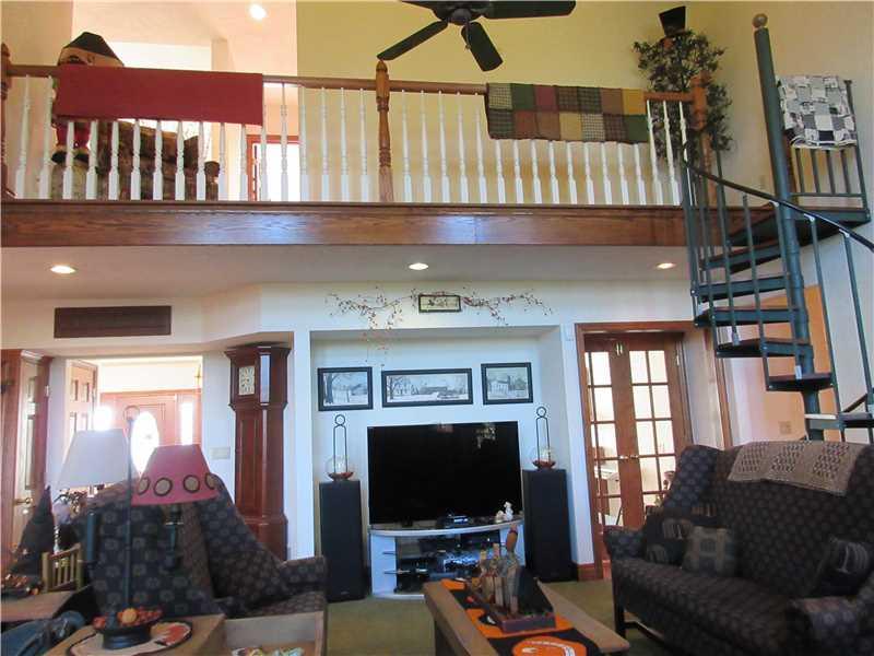 675 Freeport Road Freeport, PA 16229 - Photo 12 of 25 Family Room. Balcony overlooks family room