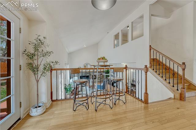 26 Mountain View Road Manitou Springs, CO 80829 - Photo 13 of 48 The vaulted ceilings really open up the space allowing for an abundance of natural light to fill the home