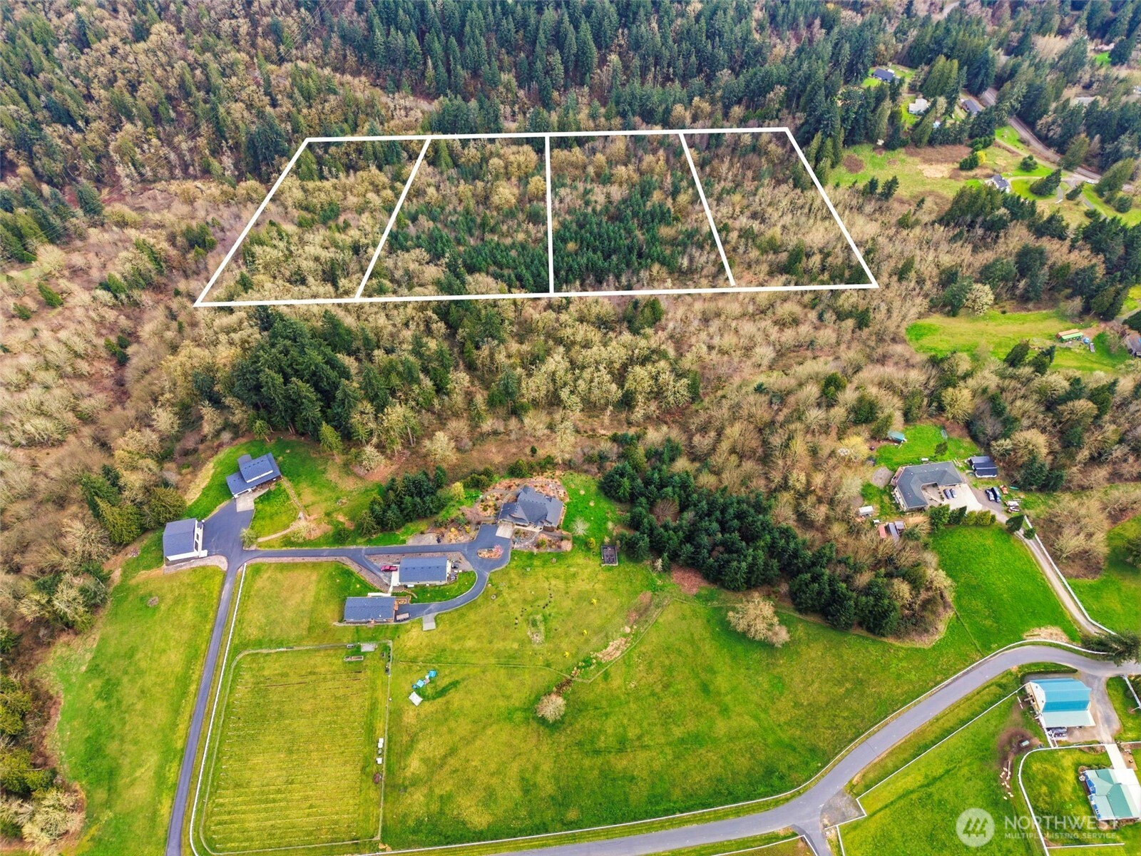 0 Spencer Creek Road Kalama, WA 98625 - Photo 11 of 24 a view of a yard