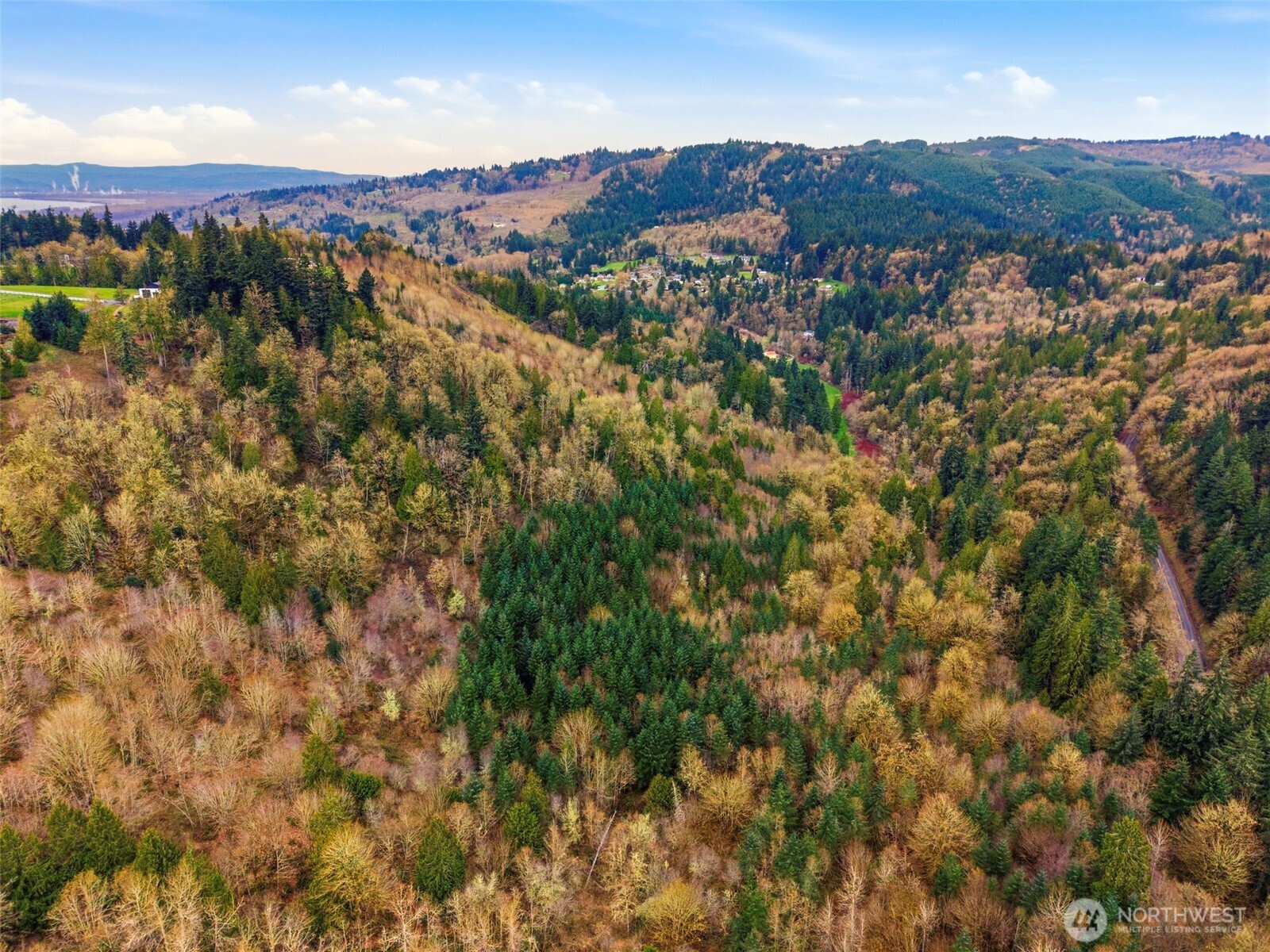 0 Spencer Creek Road Kalama, WA 98625 - Photo 14 of 24 an aerial view of residential house and green space