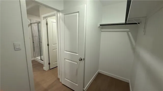 a view of bathroom with shower